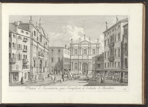 View of Campo San Salvador in Venice