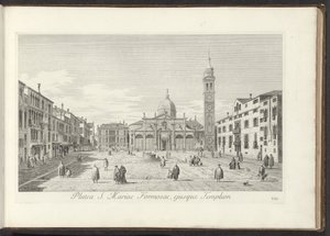 View of Campo Santa Maria Formosa in Venice (Platea S. Mariae Formosae, ejusque Templum) (Views of Buildings and Squares in Venice)