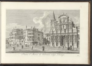 View of Campo Santa Maria Zobenigo in Venice