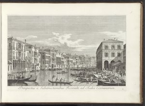 View of the Grand Canal in Venice by Antonio Visentini