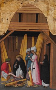 Saint Peter Martyr Healing the Leg of a Young Man, ca. 1450