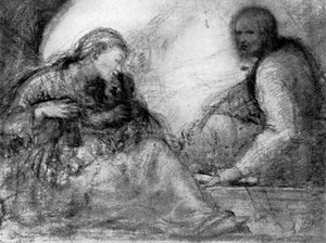 The Madonna and Child and St Joseph
