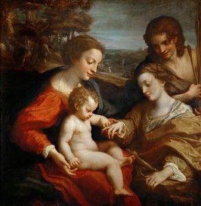 The Mystical Marriage of Saint Catherine