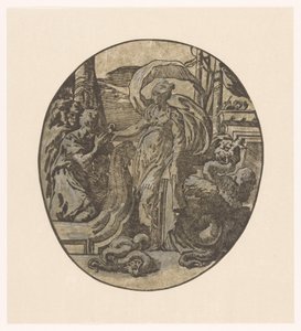 Odysseus on the Island of Circe by Antonio da Trento (possibly)