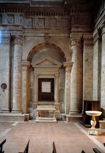 Interior View of Church of St Biagio by Antonio da the elder Sangallo