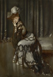 Portrait of Madame Salvator by Antonio de la Gandara
