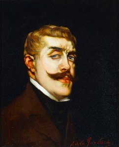 Portrait of the Poet Jean Lorrain by Antonio de la Gandara