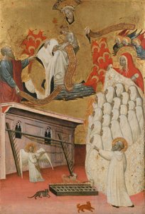 Santa Francesca Romana Clothed by the Virgin by Antonio del Massaro da Viterbo