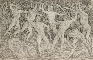 Battle of the Nudes by Antonio del Pollaiolo