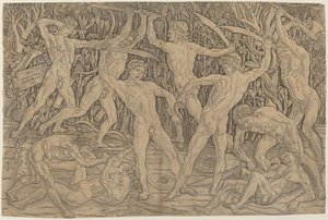 Battle of the Nudes by Antonio Pollaiuolo