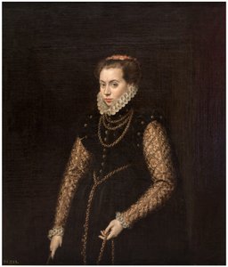Lady with Gold Chains by Antonis Mor
