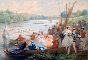 A Regatta at Asnieres During the Second Empire