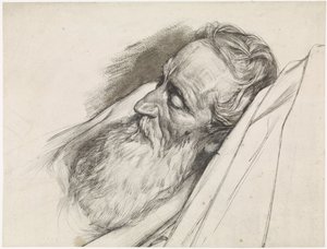 Head of an Old Man on His Deathbed