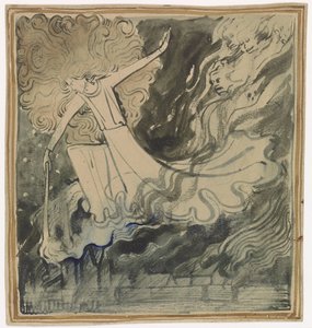 Design for the Title Page of De Gijsbrecht van Aemstel by Antoon Derkinderen