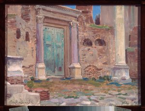 The Temple of Janus in Rome by Apollinari Mikhailovich Vasnetsov