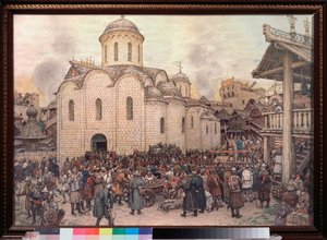 The invasion of Moscow by Khan Tokhtamych in 1382