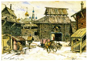 Old Moscow. The Wooden City, 1902
