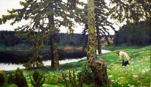 The Lake, 1902 by Appolinari Mikhaylovich Vasnetsov
