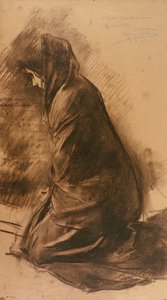 Figure kneeling by Arcadi Mas i Fondevila