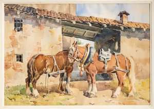 Horses by Arcangelo Salvarani