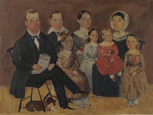 John J. Wagner Family Portrait by Archie Thompson