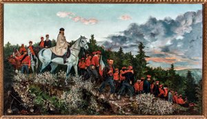 The Battle of Mentana Fought on 3 November 1867 by Archimede Tranzi