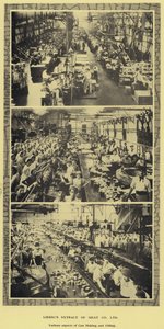 Can making and filling, factory of the Liebig Extract of Meat Company, Ltd, Argentina by Argentinian Photographer