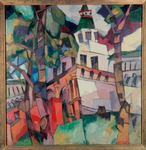 Gate Towers, Study of the New Jerusalem Monastery by Aristarch Wassiljewitsch Lentulow