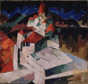 Church in Kislovodsk by Aristarkh Vasilievic Lentulov