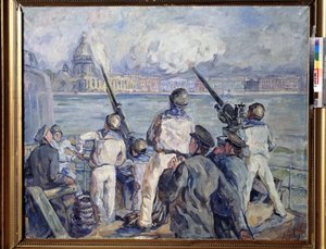 The Defence of Sevastopol by Aristarkh Vasilievic Lentulov