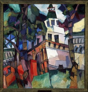 Gate Tower, New Jerusalem Monastery by Aristarkh Vasilievic Lentulov