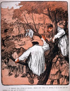 Cocktail Fight in Northern France by Delannoy by Aristide Delannoy
