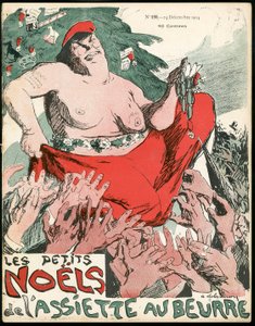 Cover of The Butter Plate, number 194, Satirical in Colors by Aristide Delannoy