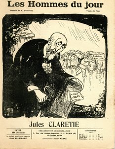 Cover of The Men of the Day, circa 1906 - Illustration by Aristide Delannoy: Claretie Jules by Aristide Delannoy