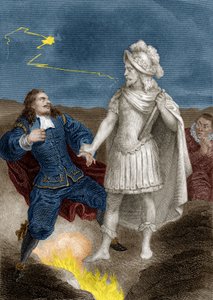 Play Don Juan by Moliere: Don Juan with the Statue of the Commander