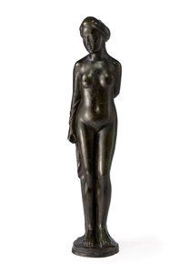 Standing Bather, with Drapery over Right Arm by Aristide Maillol