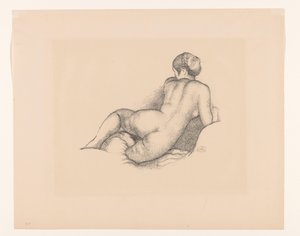Female Nude, Seen from the Back by Aristide Maillol