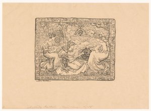 Tapestry with Four Women Playing Music in a Landscape by Aristide Maillol