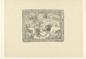 Tapestry with Four Women Making Music in a Landscape (series title: L
