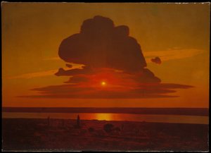 Red Sunset on the Dnieper