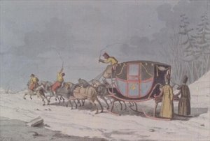 Horse and carriage on Sledges from 