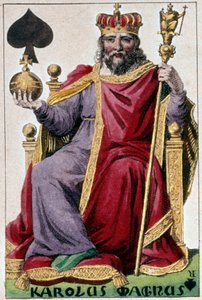 Representation of Charlemagne (detail)