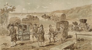 Sedan Chair, Heavy Wagon, Vinaigrette and Coupe, Austrian Netherlands