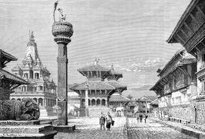 Temples at Patan, Nepal