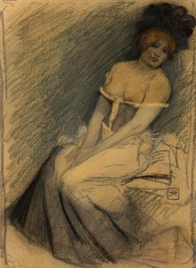 In Waiting, 1896 by Armand Rassenfosse