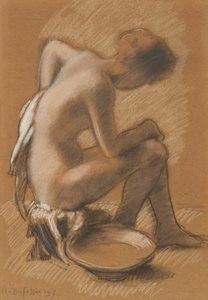 Woman at her Toilet, 1917 by Armand Rassenfosse