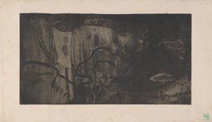 Breton decoration - Breton women by the sea c.1894