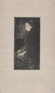 Seated Woman with Feathered Hat by Armand Séguin