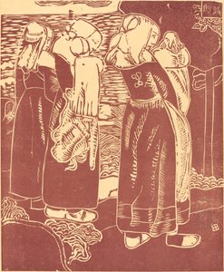 Three Breton Women with Infants