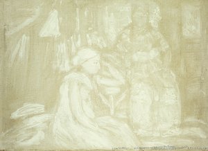 Two Seated Figures by Armando Reverón